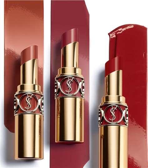 ysl beauty rouge volupté shine lipstick balm in rouge studio|YSL rouge volupte shine 150.